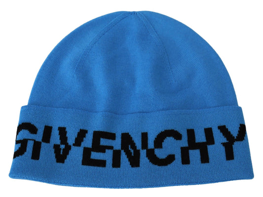 Givenchy sininen unisex villapipo