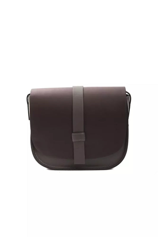 Pompei Donatella burgundy nahkainen crossbody laukku