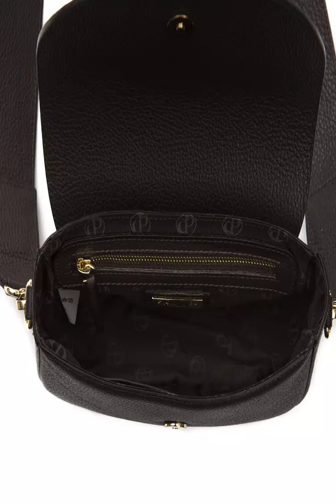 Pompei Donatella ruskea nahkainen crossbody laukku