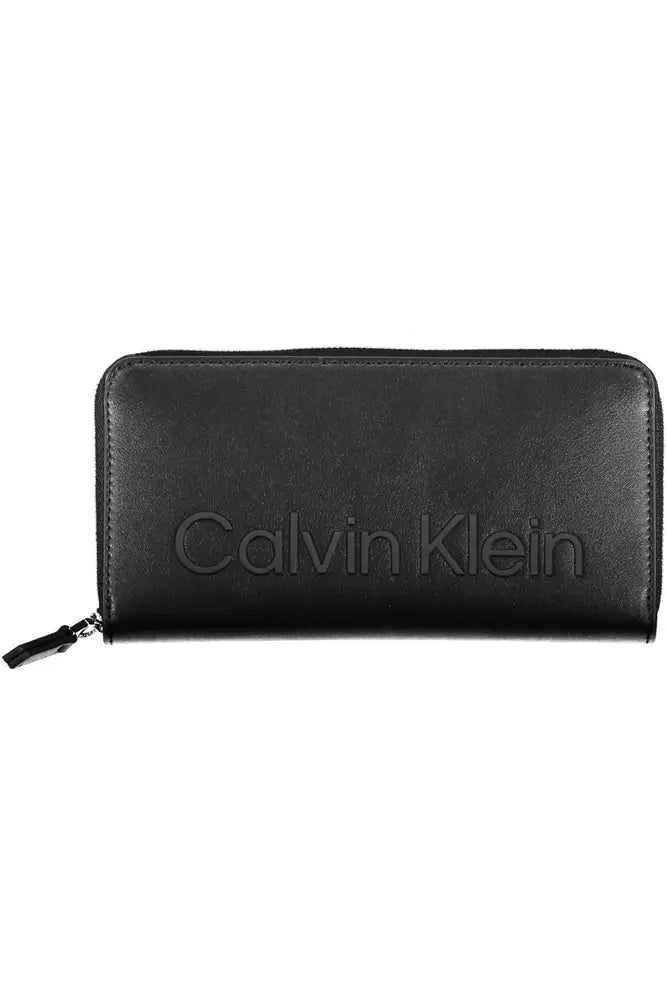 Calvin Klein musta lompakko RFID suojauksella