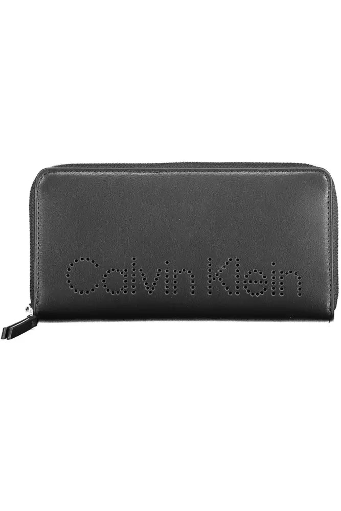 Calvin Klein musta lompakko RFID suojauksella