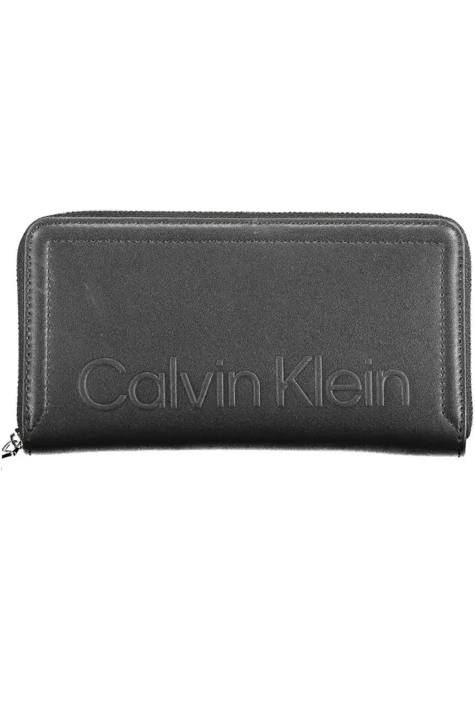 Calvin Klein musta lompakko RFID suojauksella