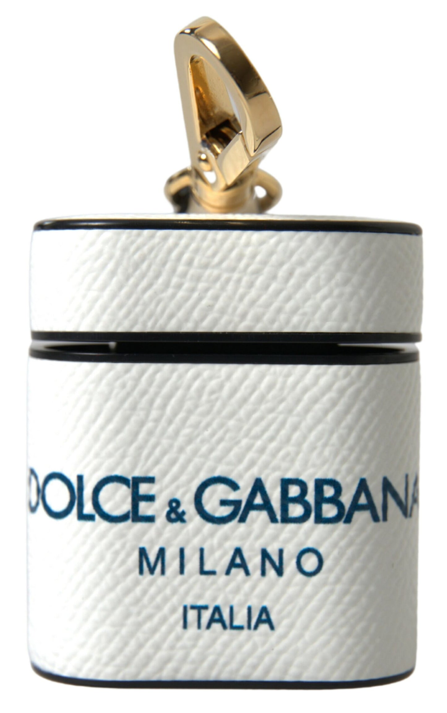 Dolce & Gabbana sini-valkoinen nahkainen Airpod -kotelo