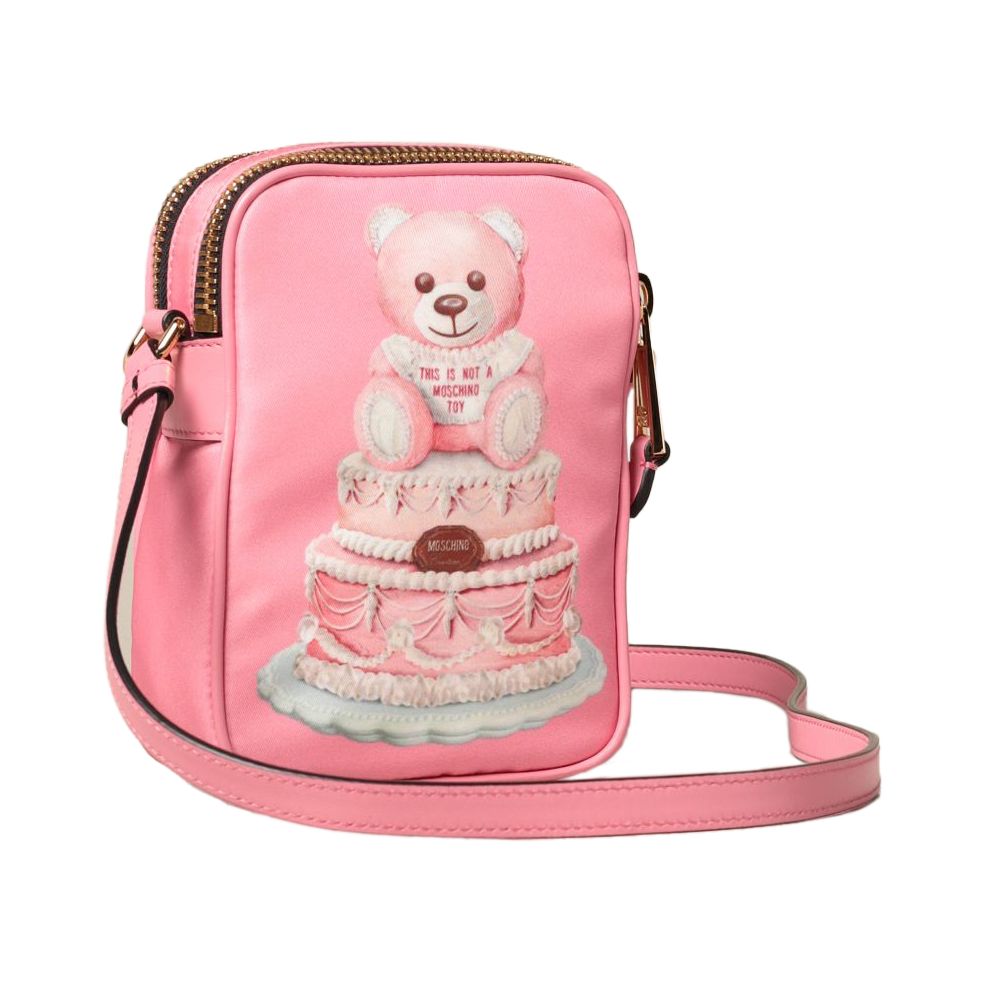 Moschino Couture pinkki crossbody laukku