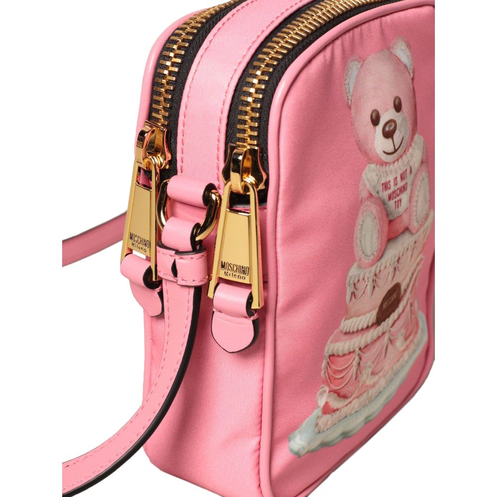 Moschino Couture pinkki crossbody laukku