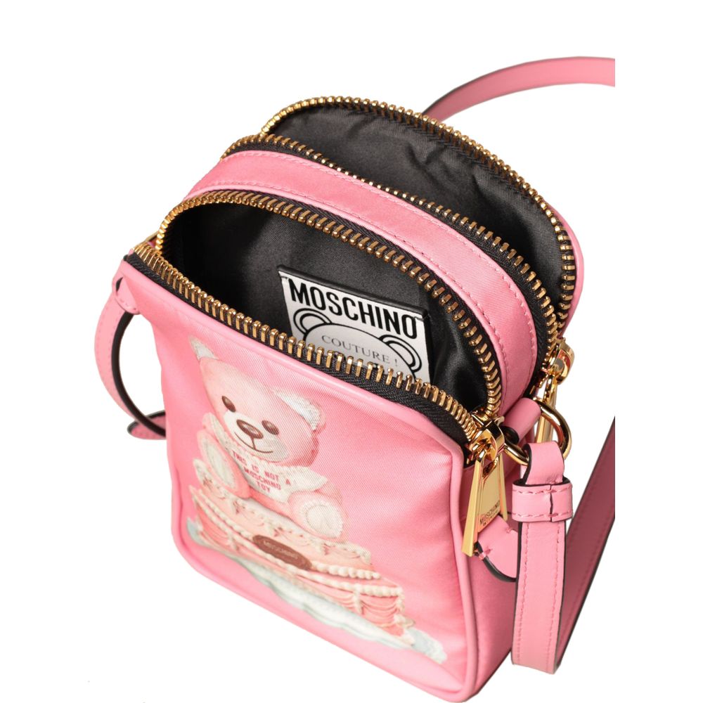 Moschino Couture pinkki crossbody laukku