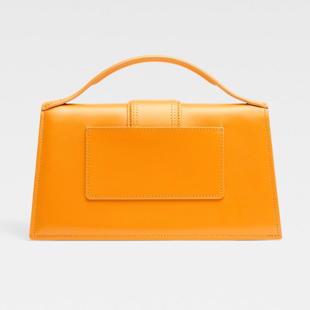 Jacquemus keltainen nahkainen crossbody laukku