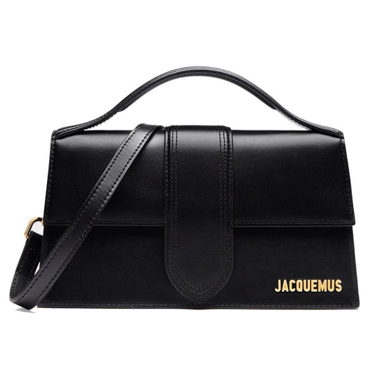 Jacquemus musta nahkainen crossbody laukku