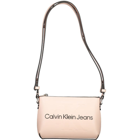 Calvin Klein vaaleanpunainen käsilaukku