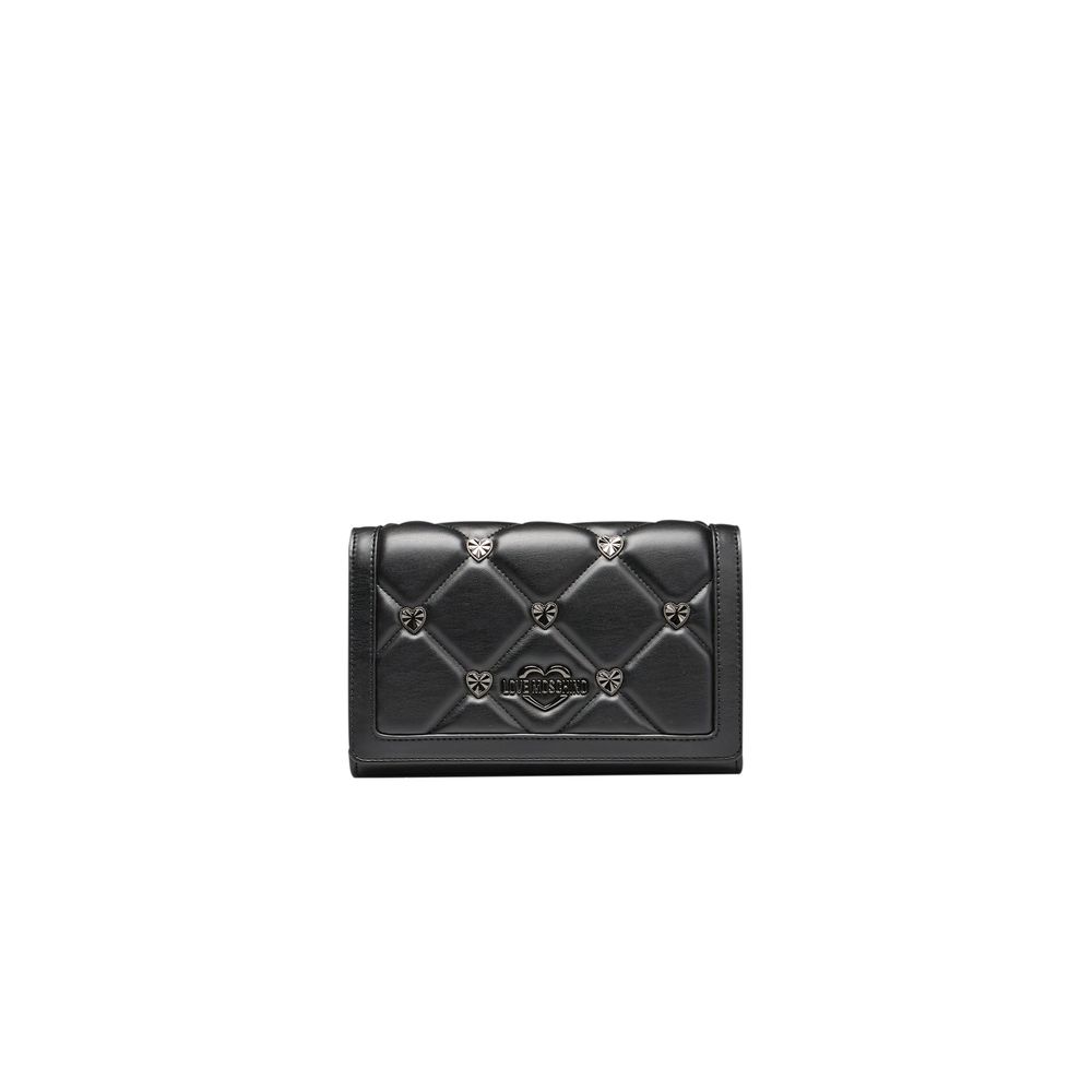 Love Moschino musta naisten crossbody laukku