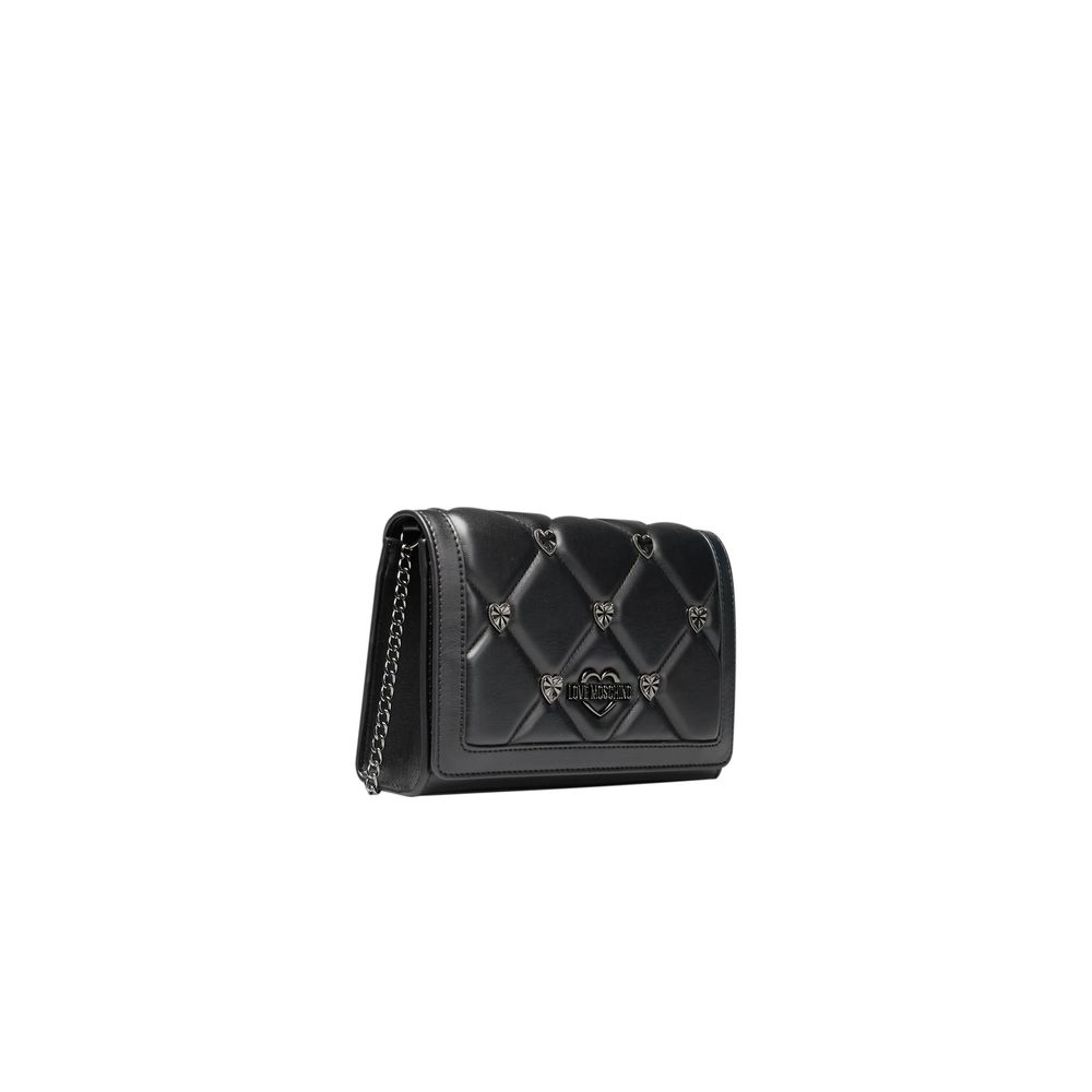 Love Moschino musta naisten crossbody laukku