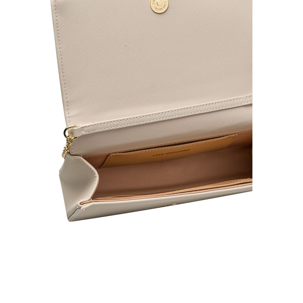 Love Moschino beige naisten crossbody laukku