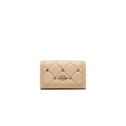 Love Moschino beige naisten crossbody laukku