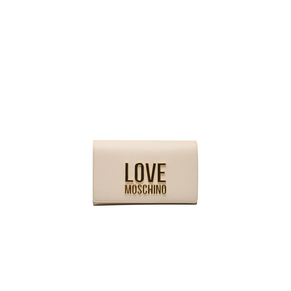 Love Moschino beige naisten crossbody laukku