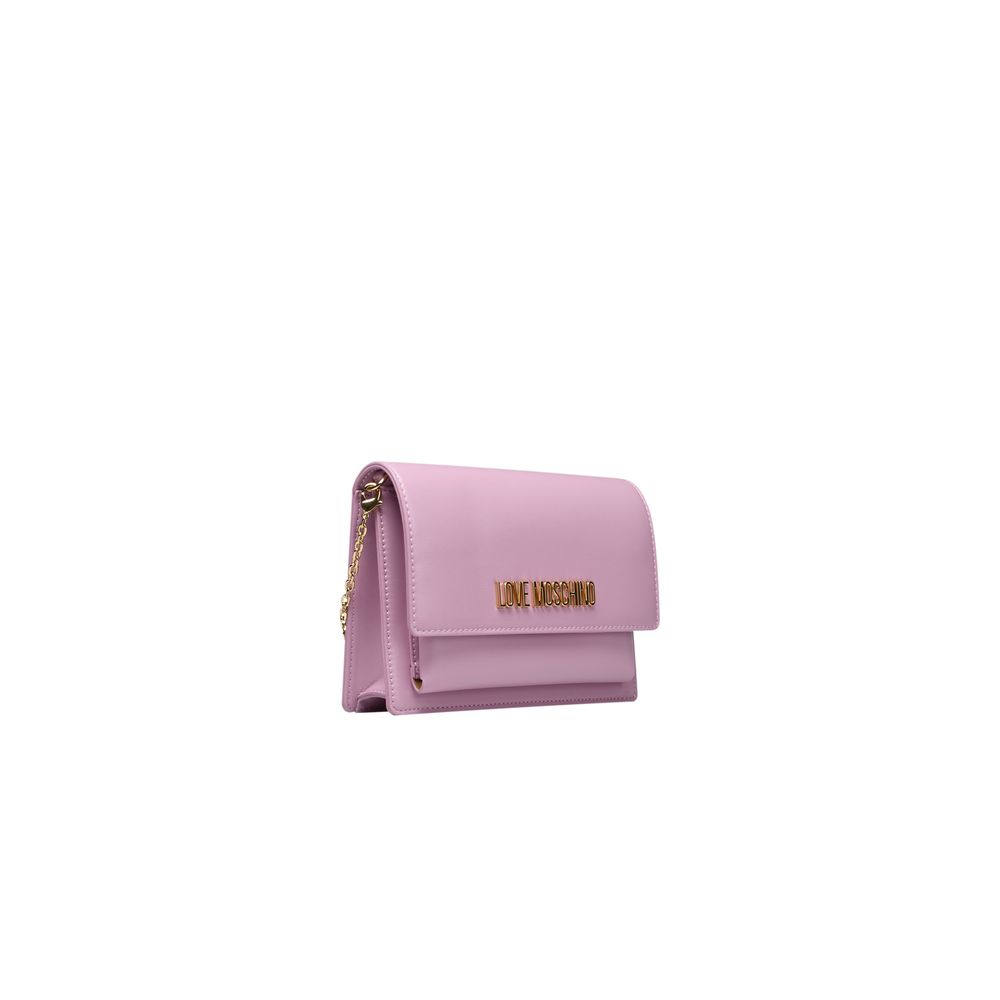 Love Moschino lila naisten crossbody laukku