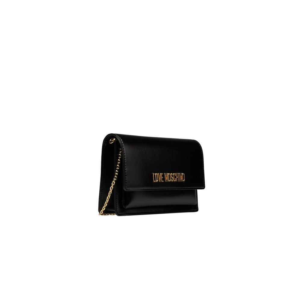 Love Moschino musta naisten crossbody laukku