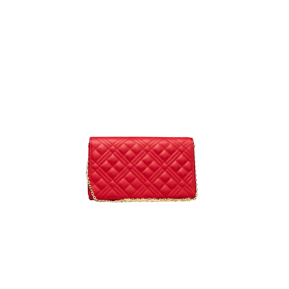 Love Moschino punainen naisten crossbody laukku