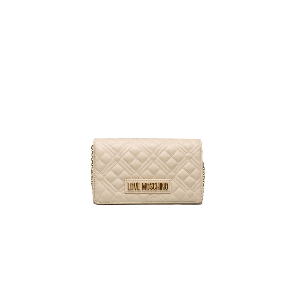 Love Moschino beige naisten crossbody laukku