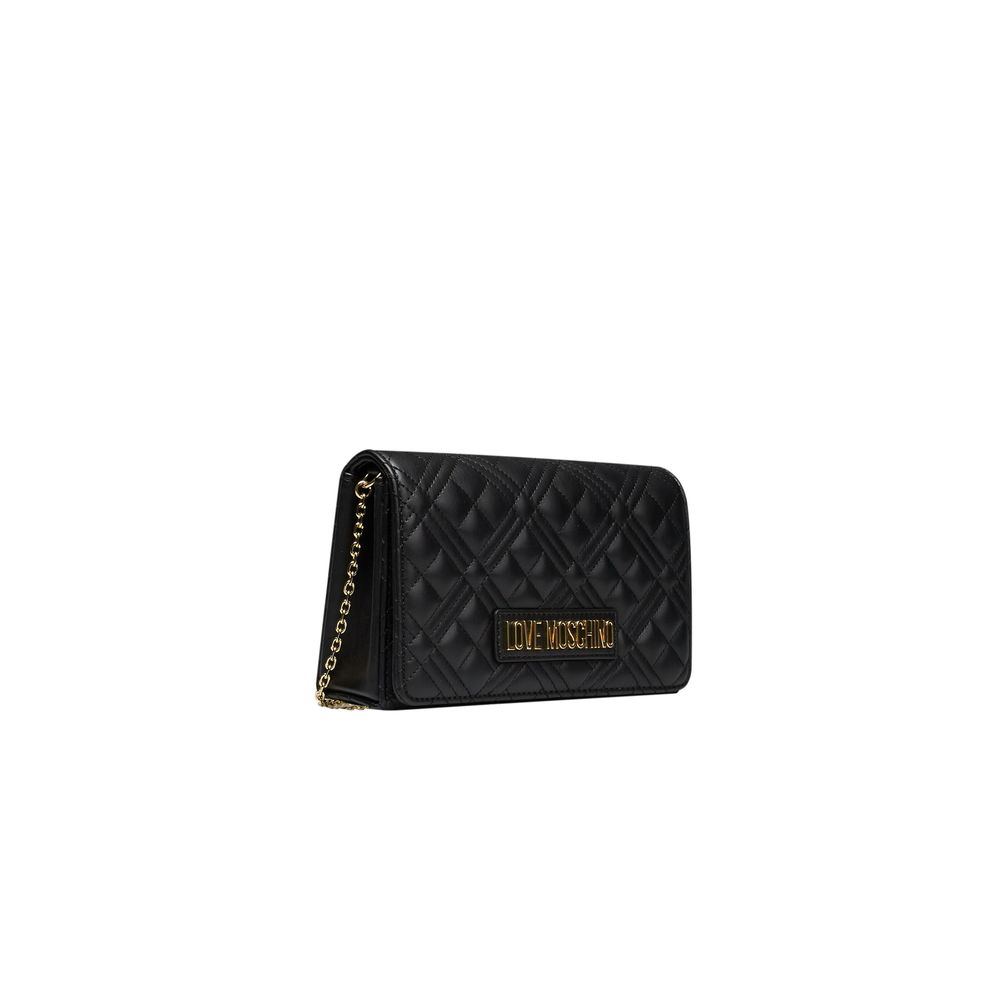 Love Moschino musta naisten crossbody laukku