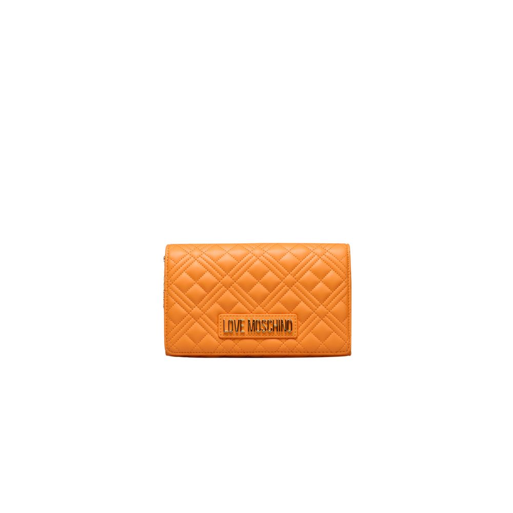 Love Moschino oranssi naisten crossbody laukku