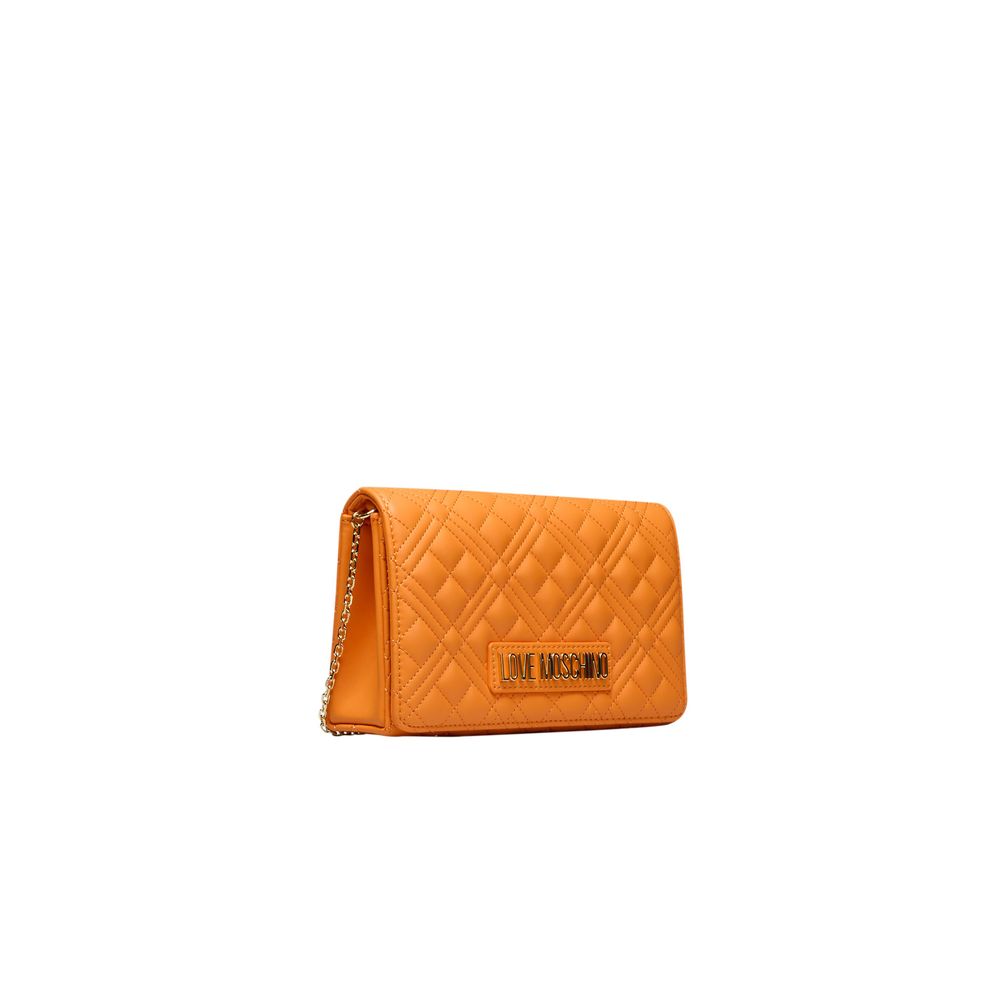 Love Moschino oranssi naisten crossbody laukku