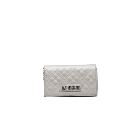 Love Moschino hopeinen naisten crossbody laukku