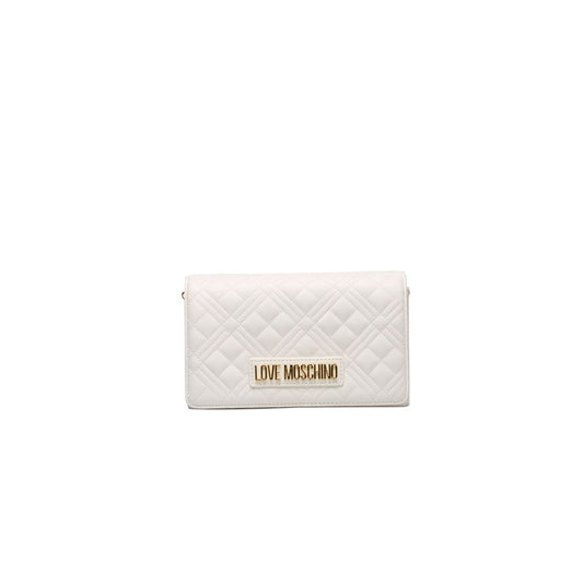 Love Moschino valkoinen naisten crossbody laukku