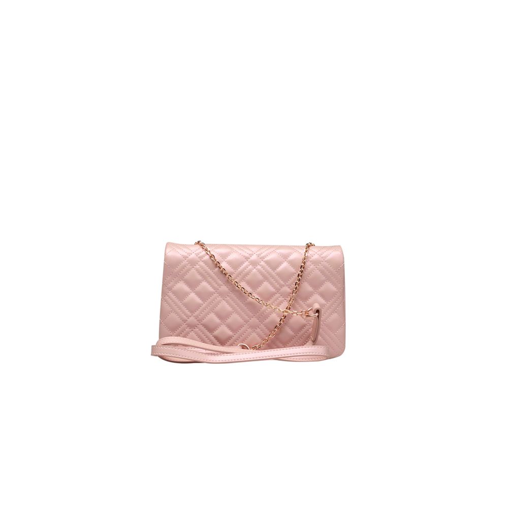 Love Moschino vaaleanpunainen naisten crossbody laukku