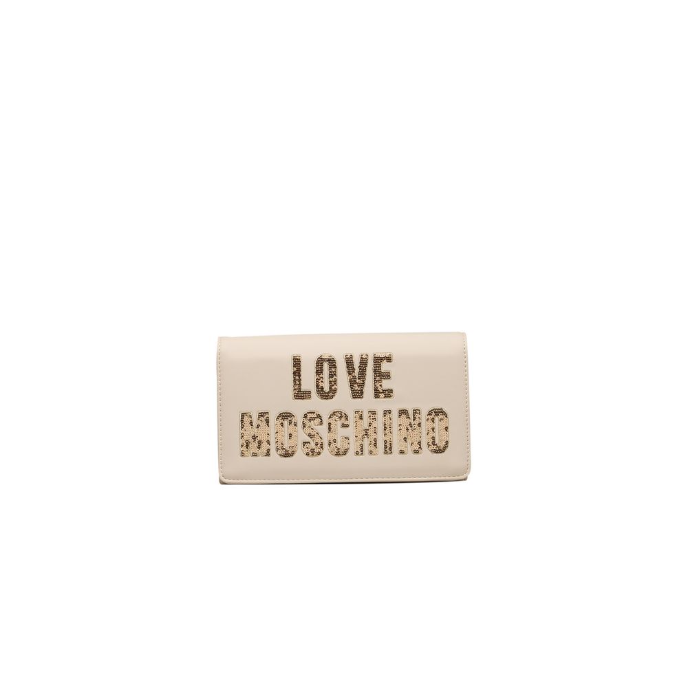 Love Moschino beige naisten crossbody laukku