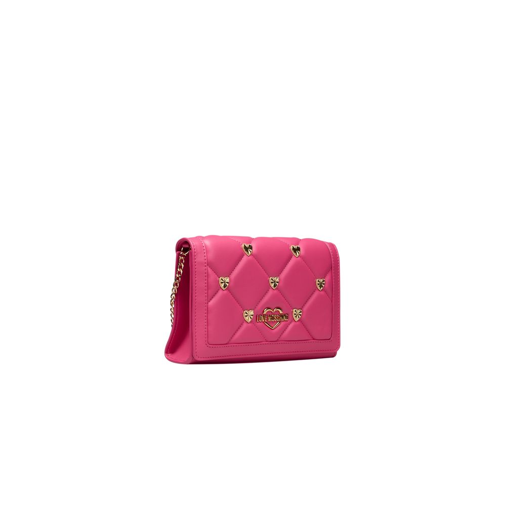 Love Moschino pinkki naisten crossbody laukku