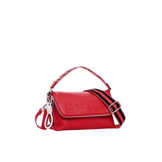 Desigual punainen naisten crossbody laukku