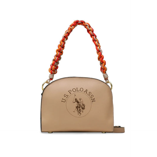 U.S. Polo Assn beige crossbody laukku