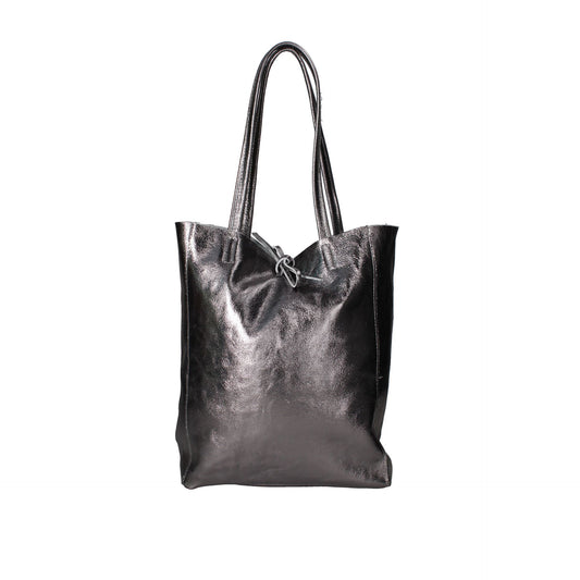 Gave Lux harmaa nahkainen shopper