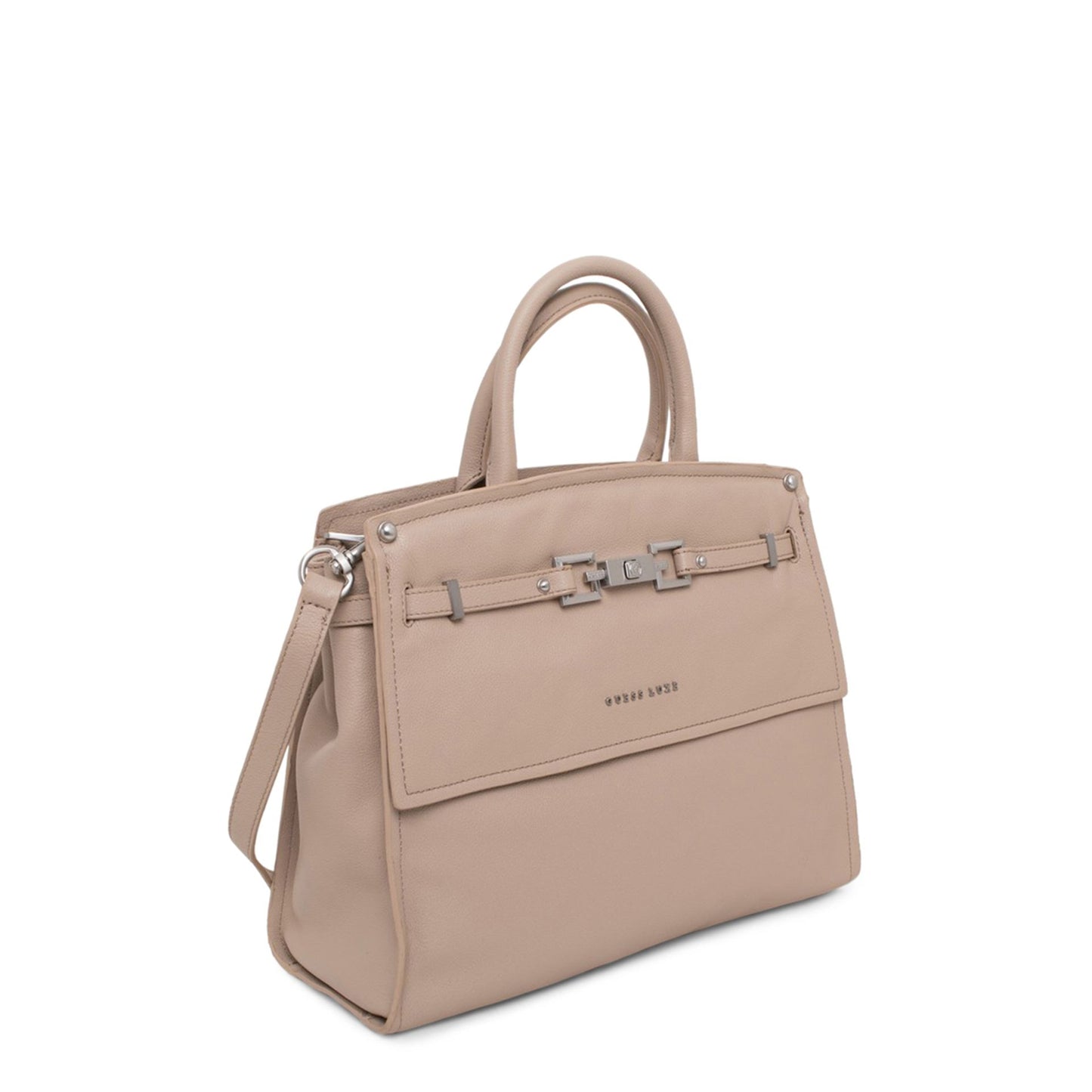 Guess Luxe beige nahkainen käsilaukku