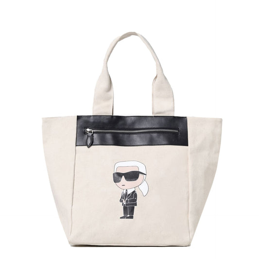 Karl Lagerfeld valkoinen shopper