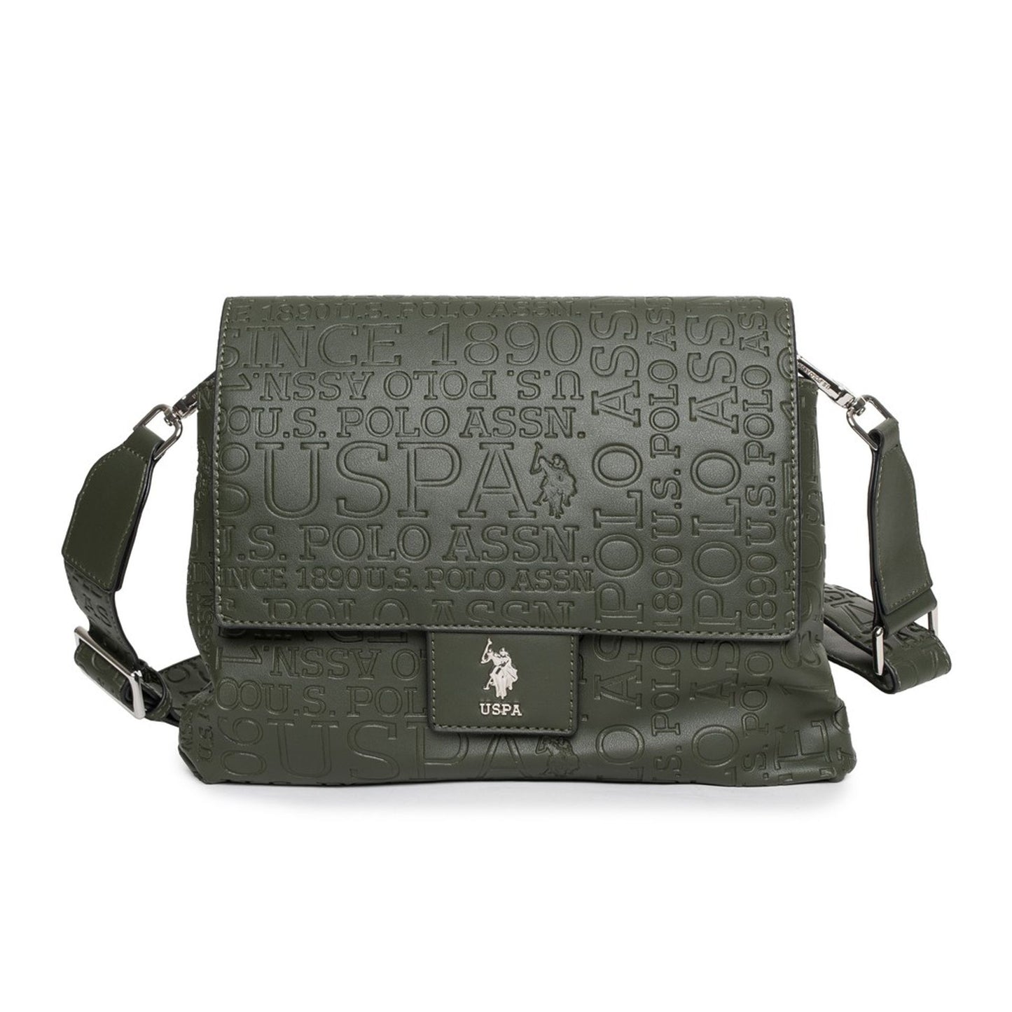 U.S. Polo Assn vihreä crossbody laukku