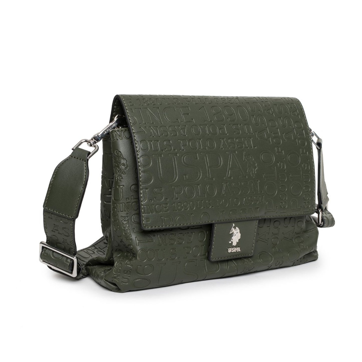 U.S. Polo Assn vihreä crossbody laukku