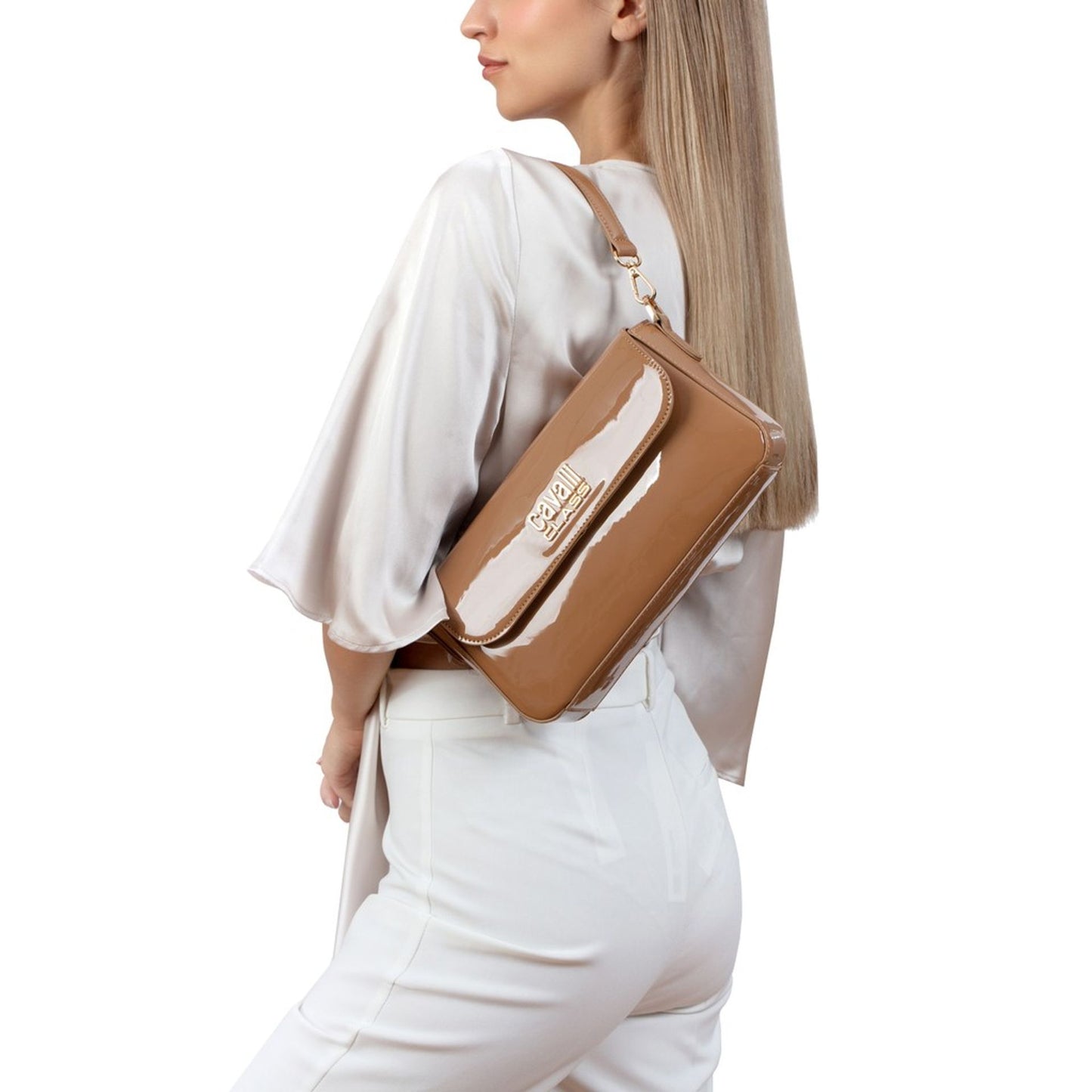 Cavalli Class beige olkalaukku