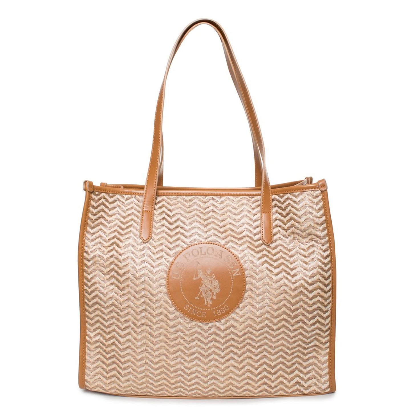 U.S. Polo Assn beige shopper