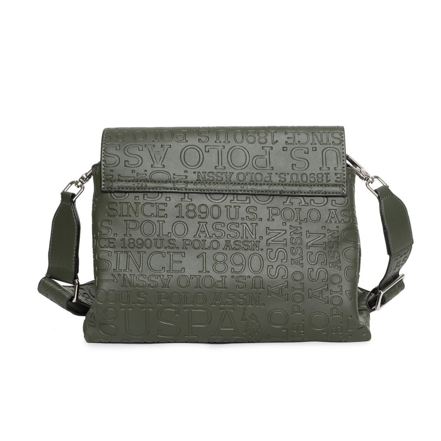 U.S. Polo Assn vihreä crossbody laukku